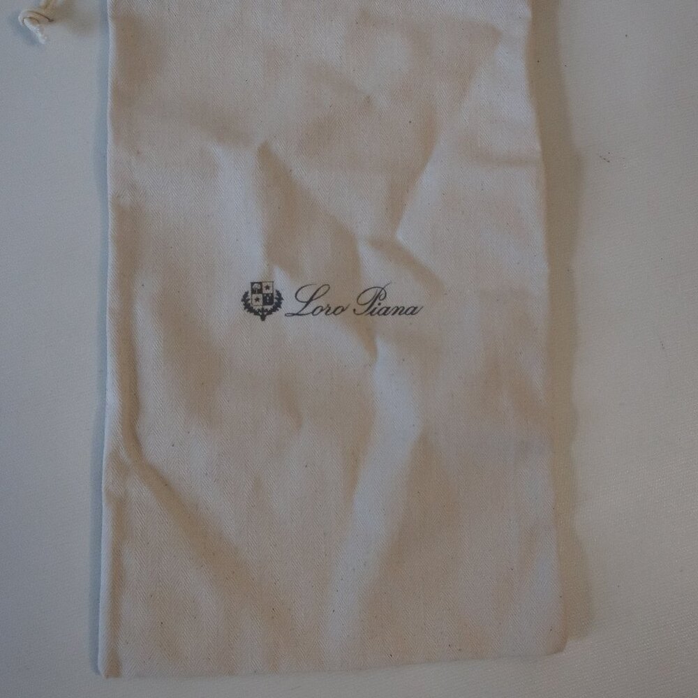 New Authentic Womens Loro Piana Ivory Gray 1- Dustbag